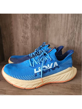 Hoka Carbon X 3 Coastal Sky Bellweather Blue Running Sneakers Mens 11.5D